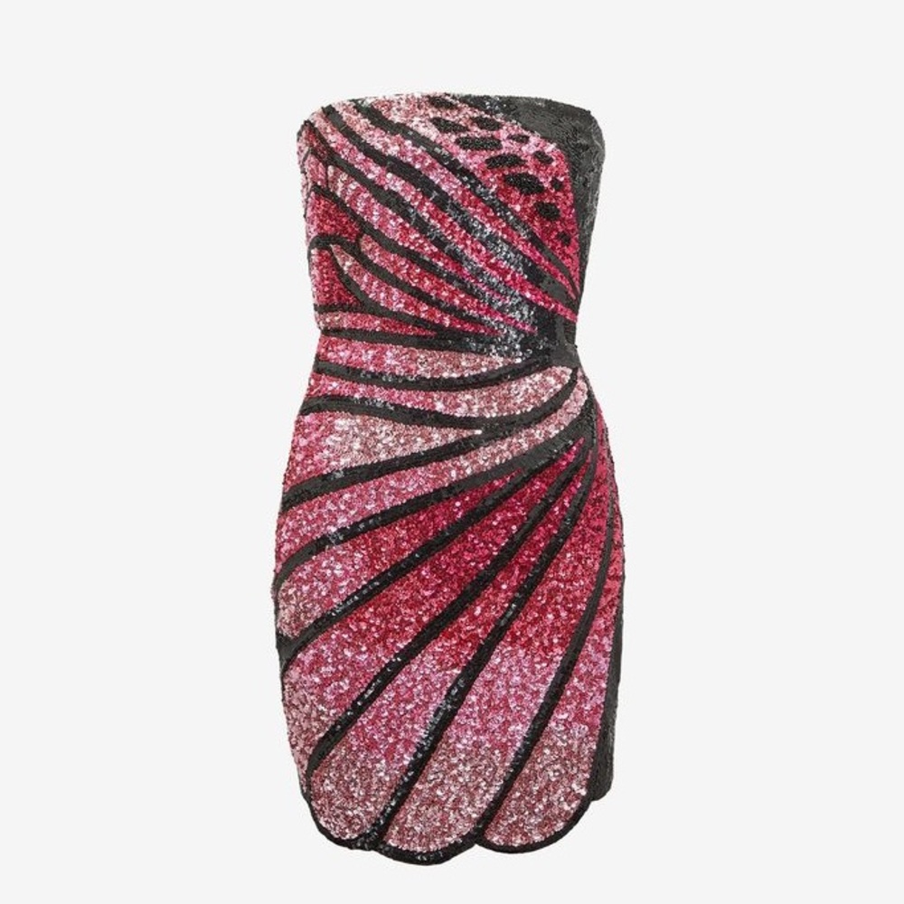 Retrofete Arabelle sequined strapless dress XXS (Size 0) NWT. Never Worn - Picture 11 of 17